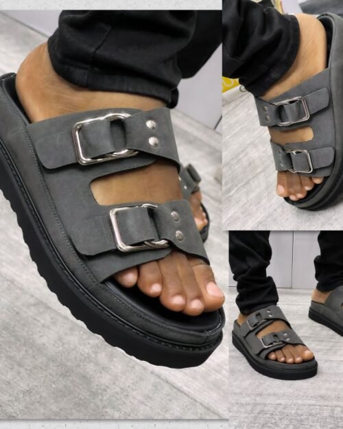 Double-Strap Slide Sandals | Comfort Meets Modern Style