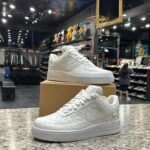 Louis Vuitton x Nike Air Force 1 Custom White Monogram