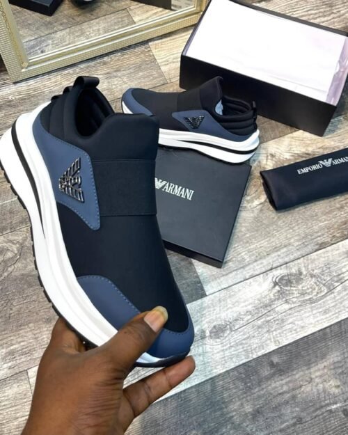 Emporio Armani Luxury Slip-On Sneakers: Effortless Italian Style