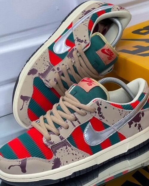 Nike SB Dunk Low Pro “Freddy Krueger” Sneaker