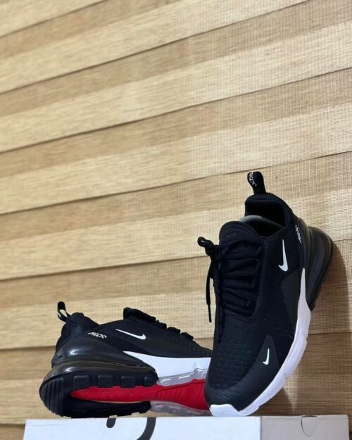 Nike Air Max 270 Sneakers – Black, White & University Red