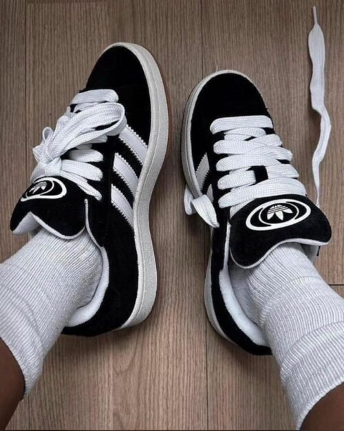 Adidas Campus 00s: Black Suede and White Accents