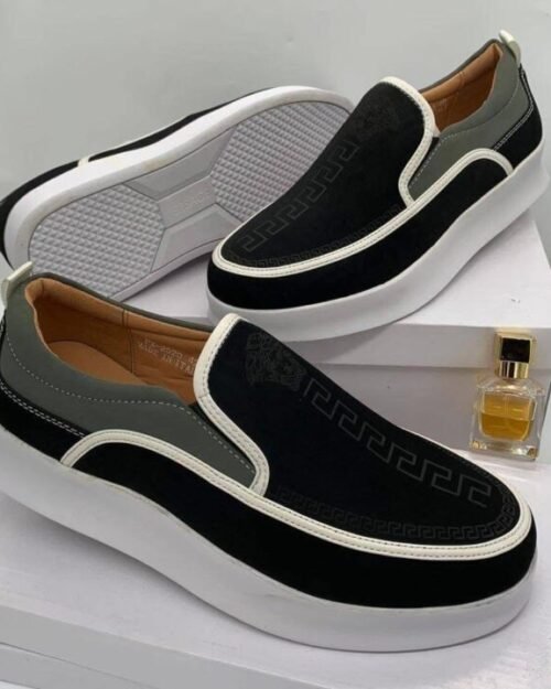 Versace Suede Loafers
