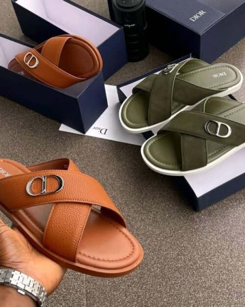 Dior Men’s Luxury Handmade Slippers