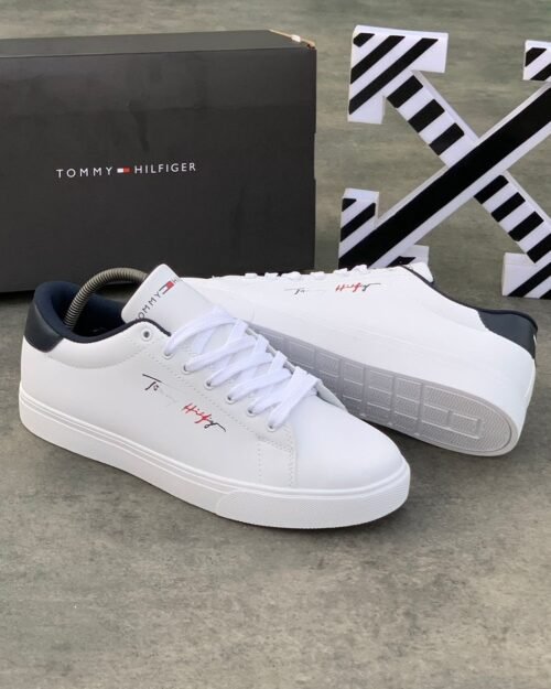 Tommy Hilfiger Classic Cursive Script Low-Top Sneakers
