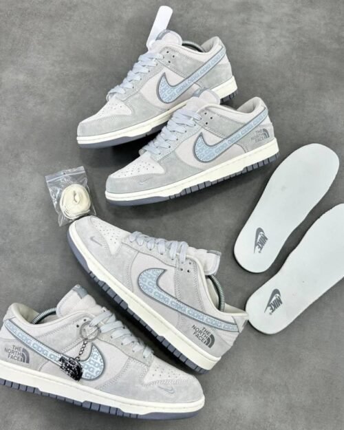 Nike SB Dunk Low x The North Face x CDG "Light Grey"