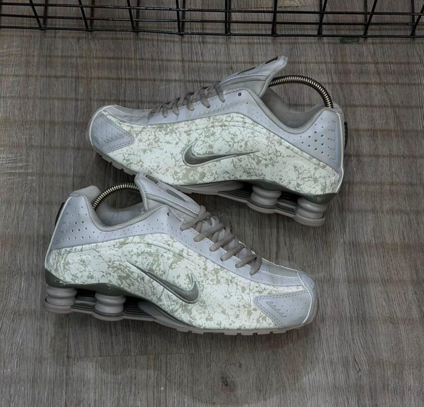 Nike Shox TL "Camo Flash" (Grey / Green Splash)